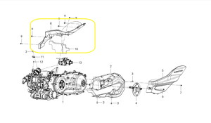 QJ FORTRESS350 Arka İç Çamurluk