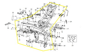 QJ SRK125S Motor Şase/Kadro