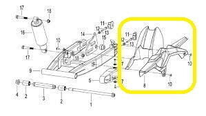 BENELLİ 502-C Arka Tekerlek Zincir Muhafaza İçi