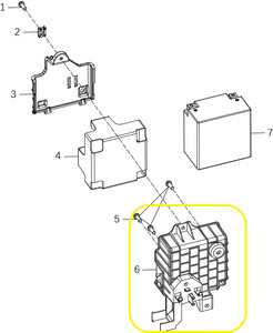 KOVE 800X Akü Kutusu