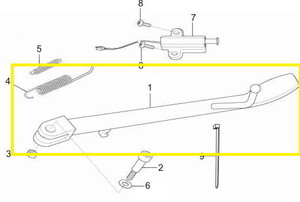 BAROSSA GV650 Yan Sehpa