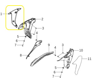 KOVE 510F/JAWA 500F Depo Alt Koruma Sol Metalik
