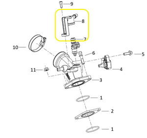 QJ TRX12 Enjektör Başlığı