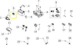 KOVE 510X/JAWA 500X Marş Rolesi