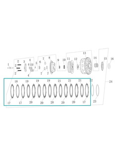 KOVE 800X Debriyaj Balatası set