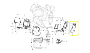 QJ FORTRESS350 Torpido Kapağı sol