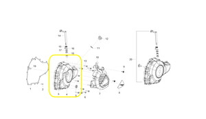 QJ SRT550X Debriyaj Kapağı sağ