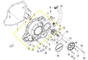 QJ SRT550X Debriyaj Kapağı sağ