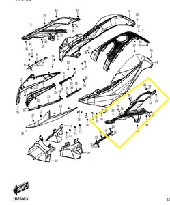 BAROSSA JEDI750 Ön Panali sol