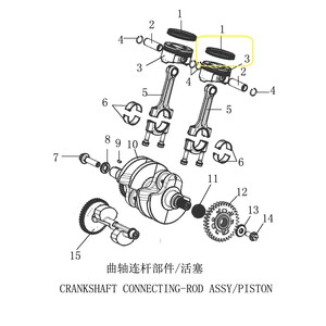 JAWA 500X Piston Sekmanı takım