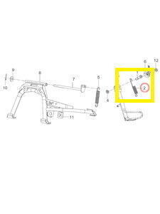 QJ FORTRESS350 Yan Sehpa Yayı