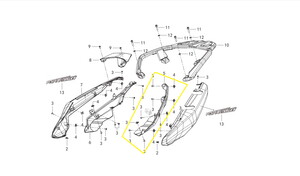 QJ SRK400RR Arka İç Grenaj  sol