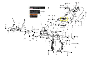 QJ SRT800X Ön Sele Kilidi