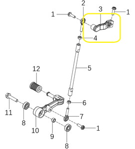  QJ TRX12 Vites Pedalı Eki