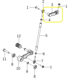 QJ TRX12 Vites Pedalı Eki