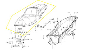 QJ FORTRESS350 Sele/Koltuk