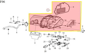 QJ VPS125/LTM125 Hava Filtresi Komple