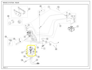 JAWA PERAK Arka Fren Hidrolik Pompası