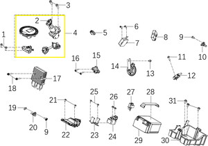 KOVE 125R/250R Kontak Set