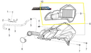 QJ ATR125 Hava Filtresi İçi orjinal