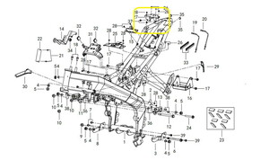 QJ SRK125S Arka  Sele Kilidi