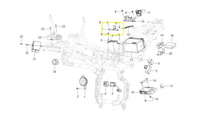 QJ SRT800X Akü Bağlama Braketi