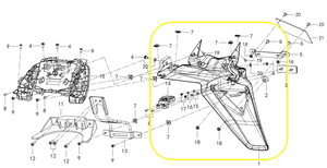 QJ FORTRESS350 Arka Çamurluk