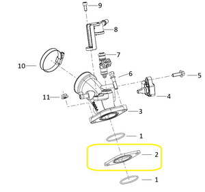 QJ SRK125S/SRK125R Manifolt Fiber Contası
